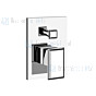 Gessi Eleganza Afbouwdeel voor eengreeps inbouw bad/douchemengkraan 1/2 aansluitingen35 mm cartouche en automatische omsteller. Chroom Artikelnummer 46079.031