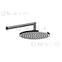 Gessi Emporio Shower Hoofddouche voor wandmontage met douche-arm 1/2 en antikalk. Finox Artikelnummer 47284.149