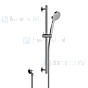 Gessi Emporio Shower Glijstangset met doucheslang 150 cm handdouche met antikalk en wandaansluitbocht 1/2. Chroom Artikelnummer 47306.031