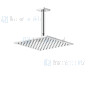 Gessi Rilievo Hoofddouche 250X250 mm voor plafondmontage met douche-arm 1/2 en antikalk. Geborsteld Koper Artikelnummer 59155.708