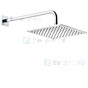 Gessi Rilievo Verstelbare 1/2 hoofddouche 250X250 mm met antikalk voor wandmontage. Koper Artikelnummer 59158.030