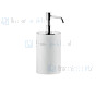 Gessi Rilievo Accessories Zeepdispenser wit staand. Zwart Metaal Artikelnummer 59537.706