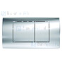 Geberit Twin Twinline vervangende plaat 34x18.5cm Chroom