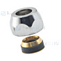 Geberit Klemkoppeling 3/8 x 10mm kort met rubber dichting Chroom