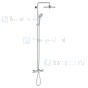 Grohe Grohtherm badthermostaat / Douchesysteem "Omgekeerde werking" met omstel handdouche en hoofddouche 260mm