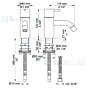 Vola fonteinkraan met vaste uitloop Art. RB1+19 Messing