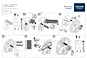 Grohe Spindel tbv Smartcontrol drukknop per 3 stuks geleverd incl mal