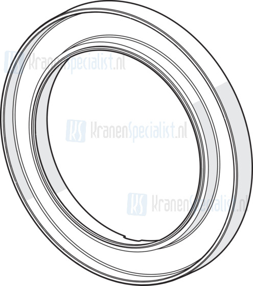 HANSA BLUEBOX Rozetverlenging 15mm rond 170mm