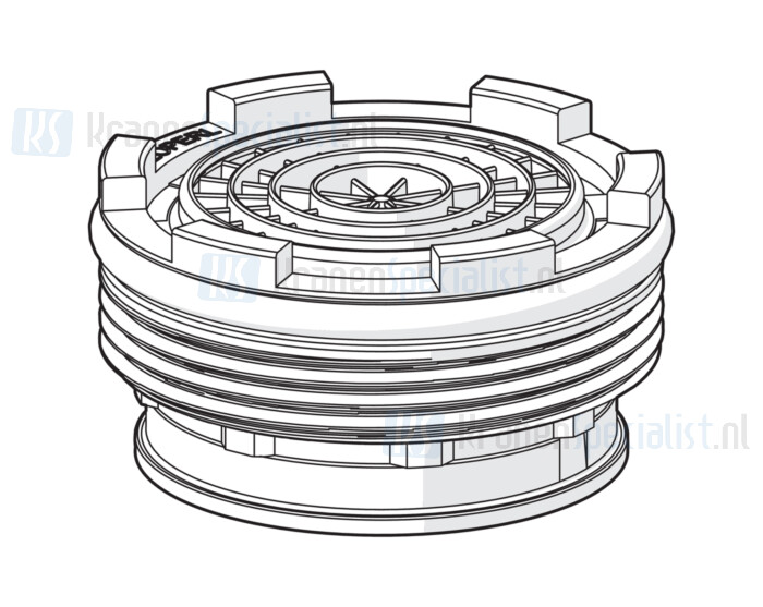 HANSA Perlator en sleutel M21.5x1 HC B