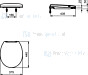 Ideal Standard Contour 21 Closetzitting & Deksel Voor Kindercloset S308601 Artikelnummer S409301