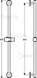 Ideal Standard Idealrain Glijstang 900Mm (Voor Type S&M) Artikelnummer B9422AA